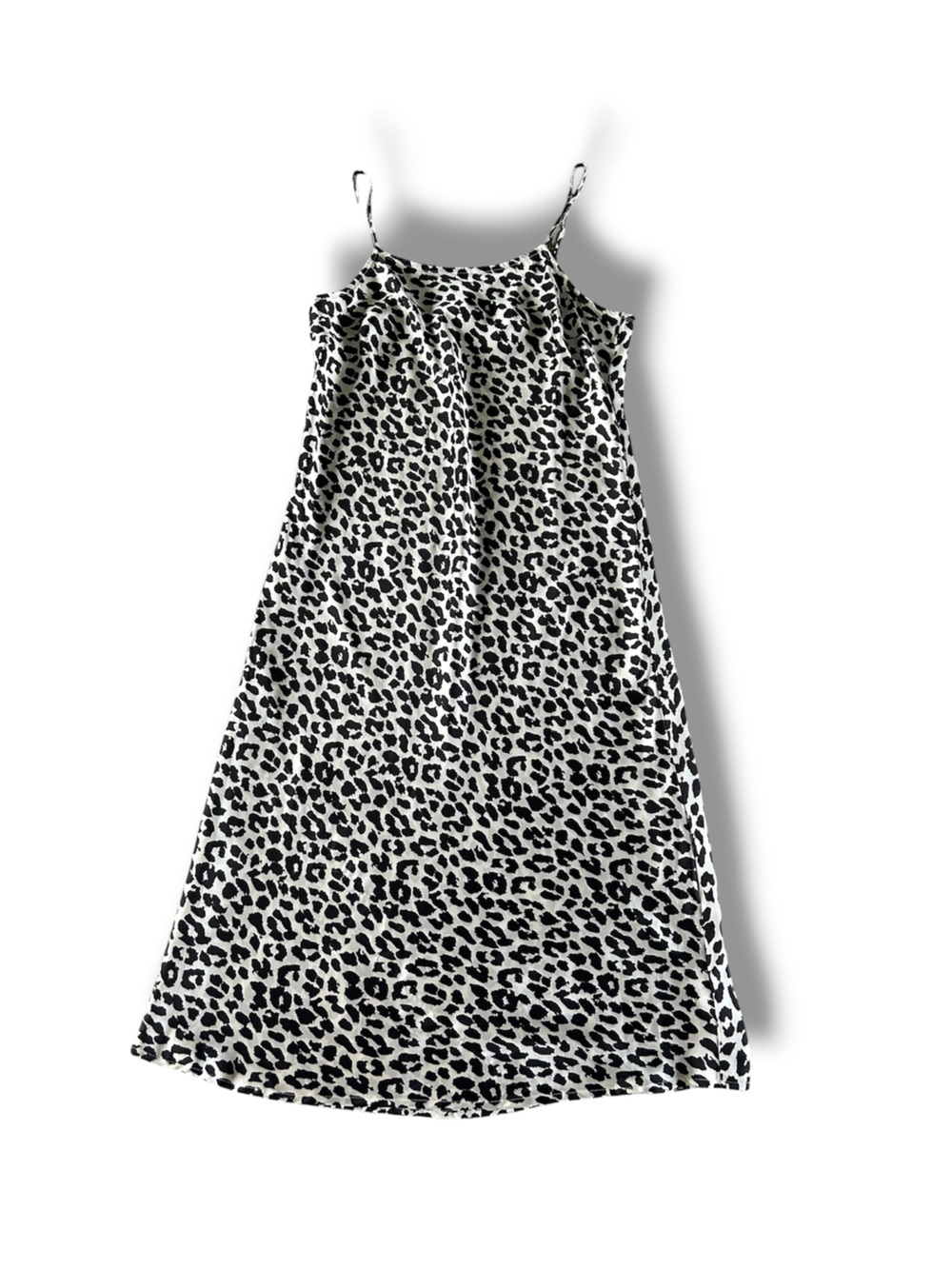 [a new day] White Leopard Print Slip Dress